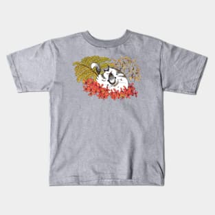 Snoozing in a Japanese Garden Kids T-Shirt